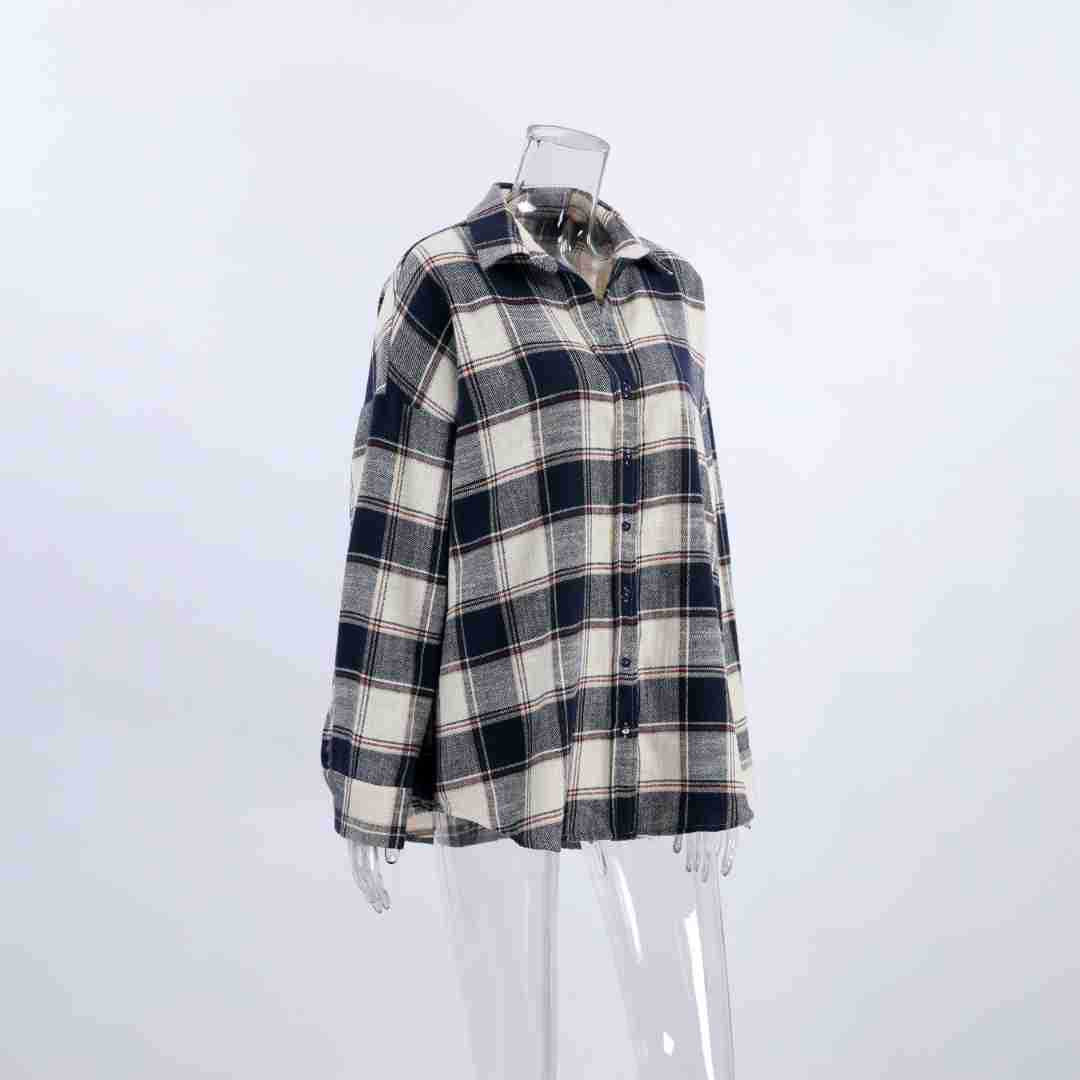 Cotton Mid-Length Outerwear Shirt
