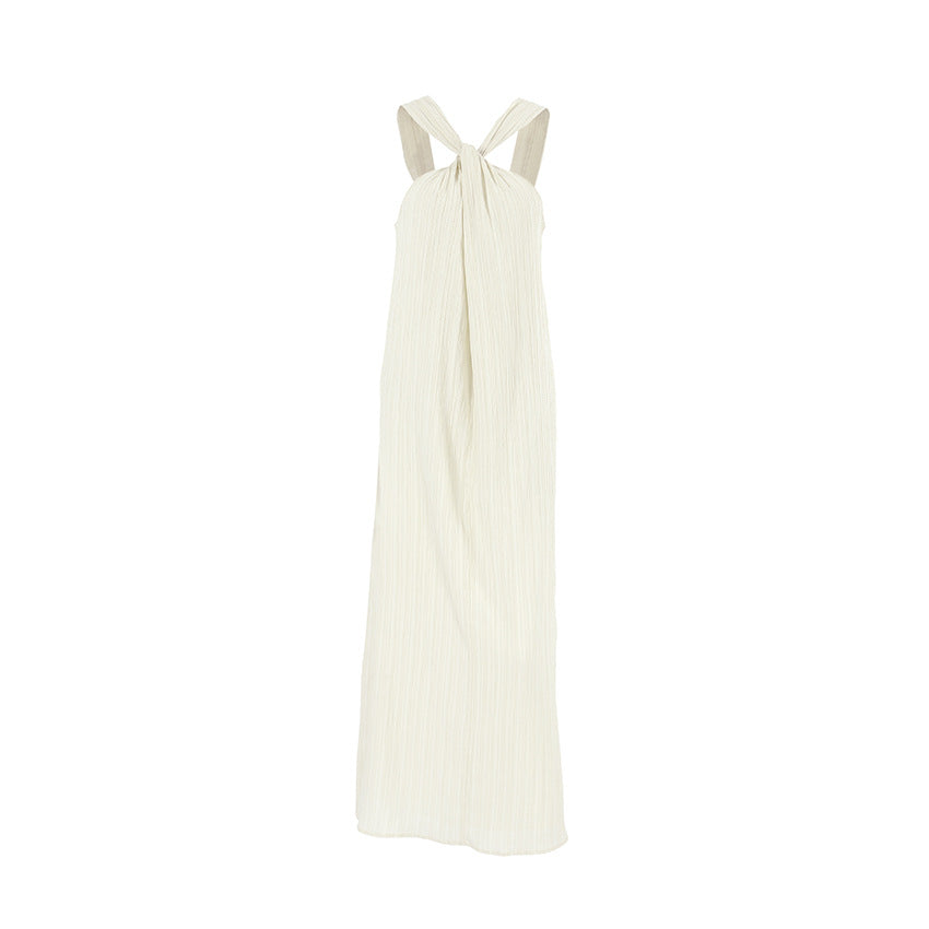 Halterneck Cotton Beach Dress
