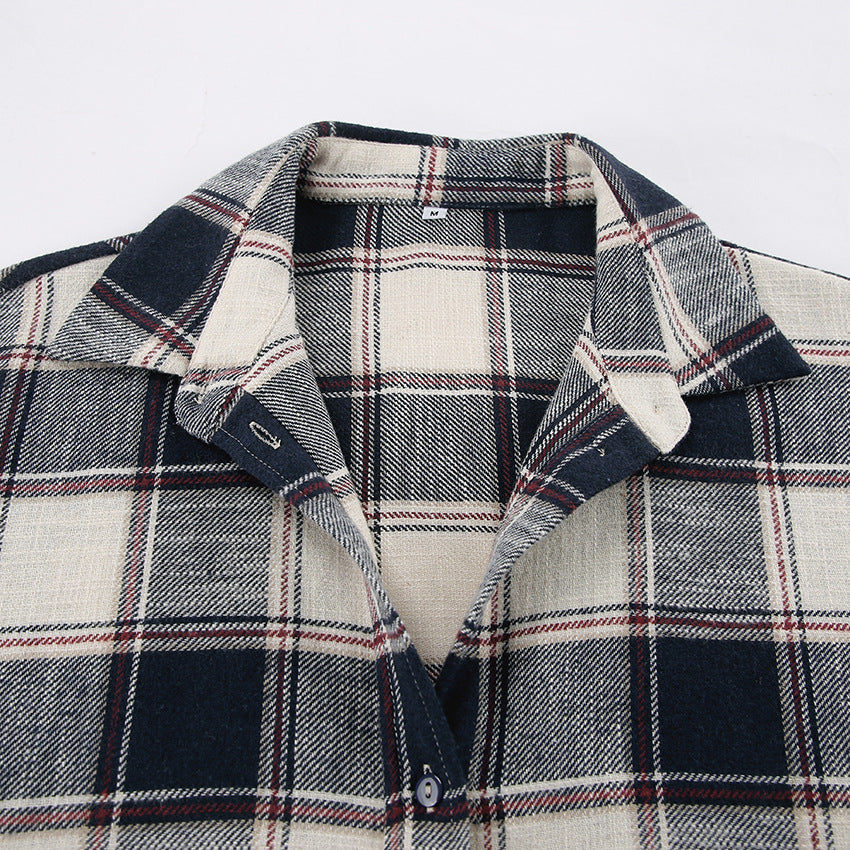 Cotton Mid-Length Outerwear Shirt