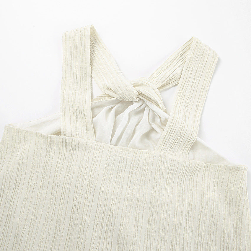 Halterneck Cotton Beach Dress