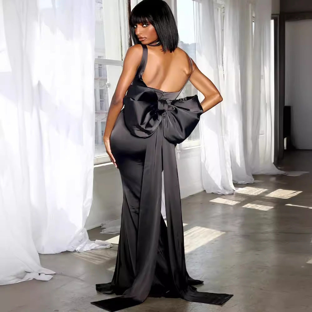 Angelina Oversized Bow Gown