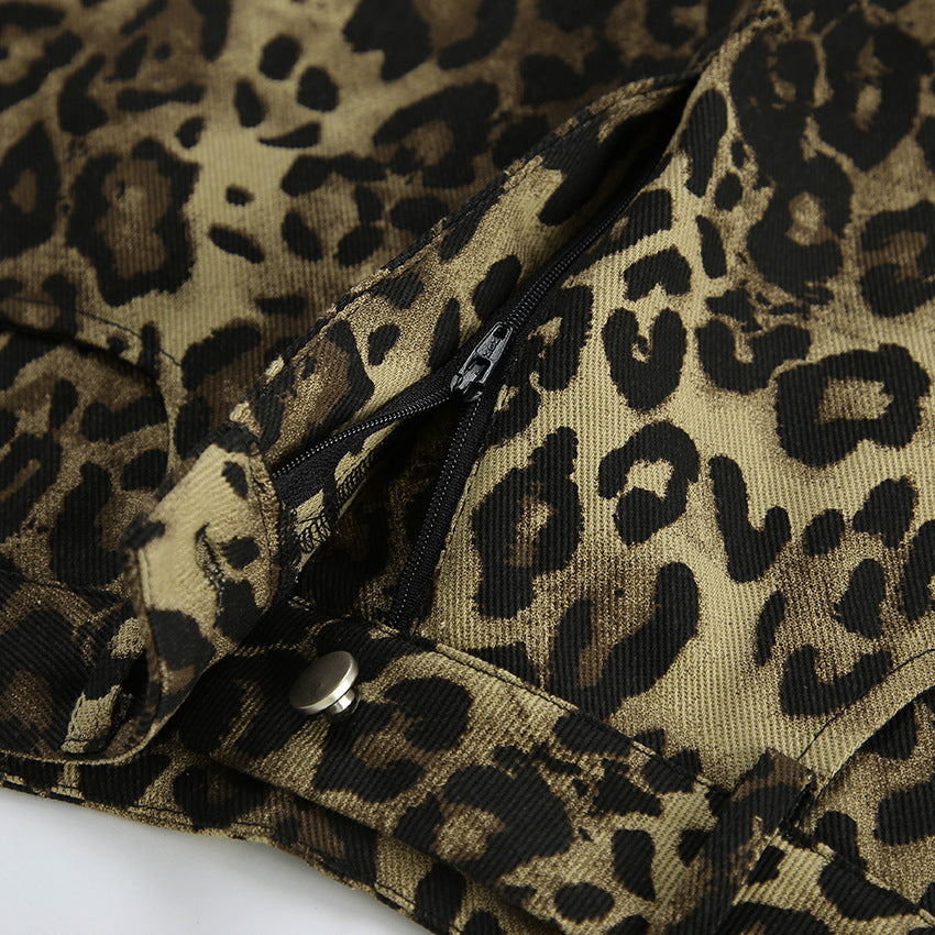 Leopard Baggy Shorts
