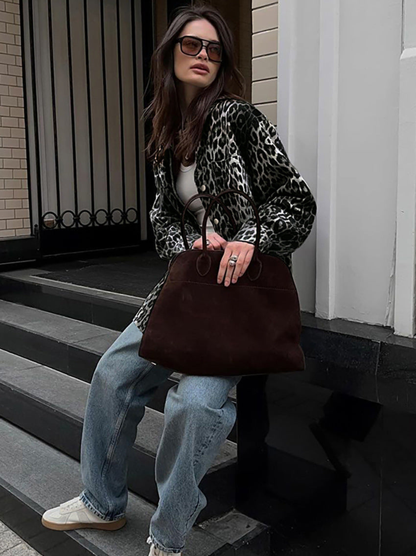 Black Leopard Print Shirt