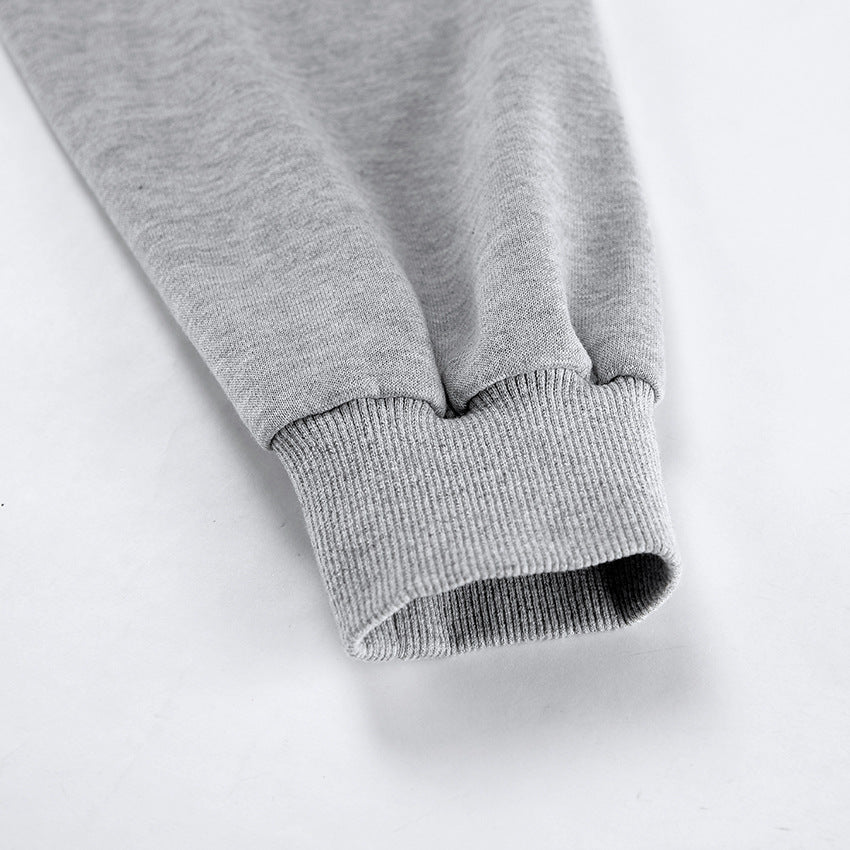 Button Down Turtleneck Sweatshirt