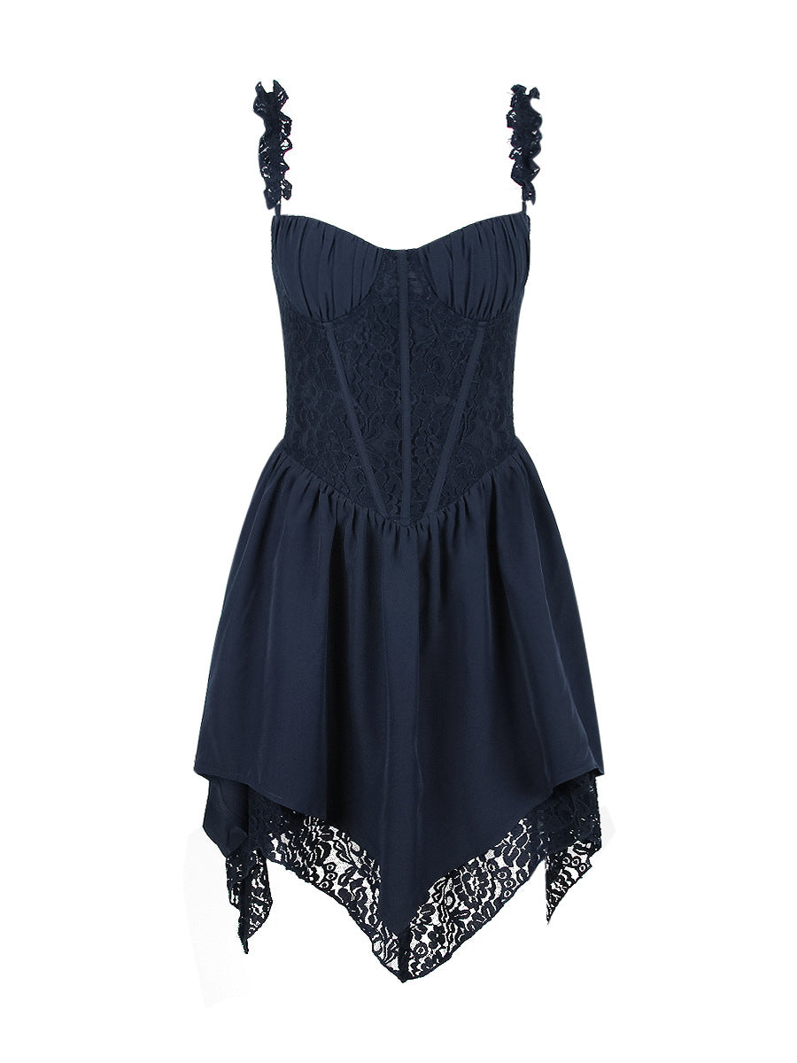 Asymmetric Corset Mini Dress