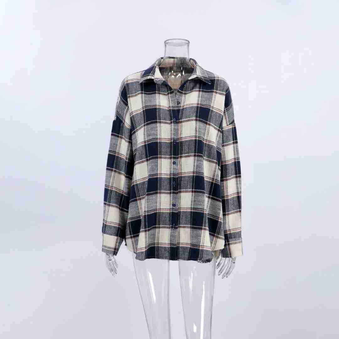 Cotton Mid-Length Outerwear Shirt