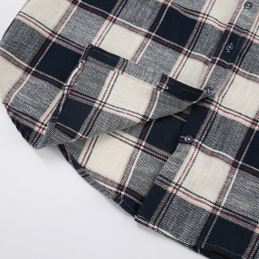 Cotton Mid-Length Outerwear Shirt