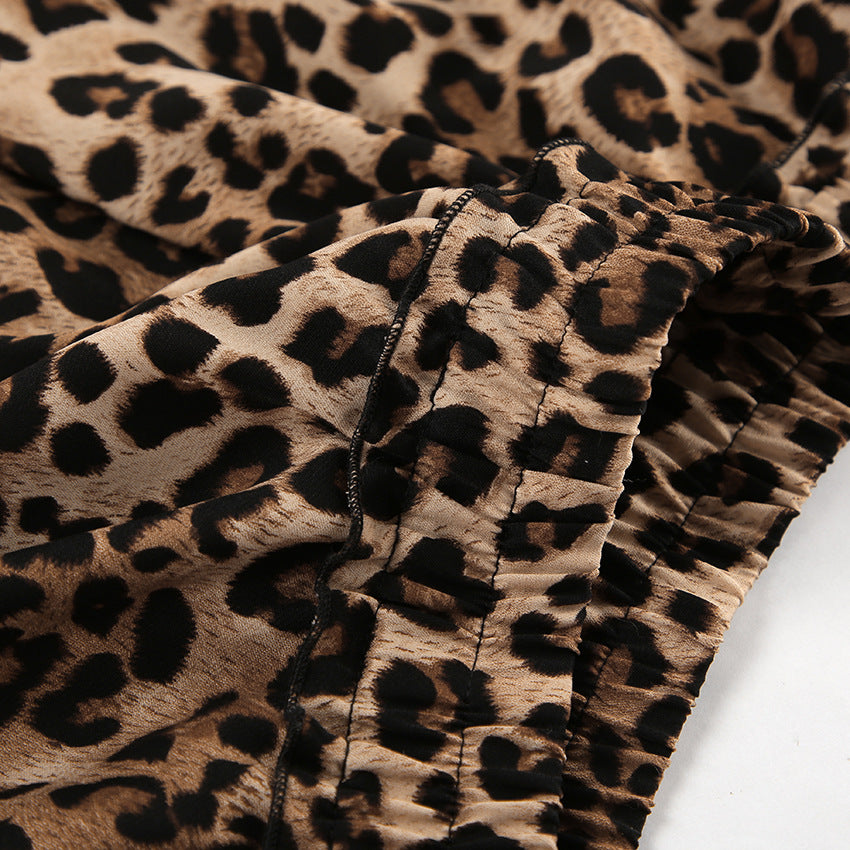 A- Line Leopard Skirt