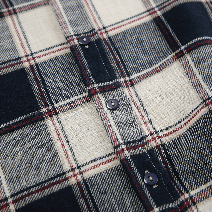 Cotton Mid-Length Outerwear Shirt