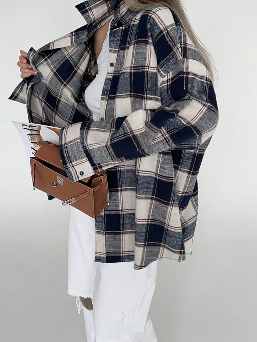 Cotton Mid-Length Outerwear Shirt