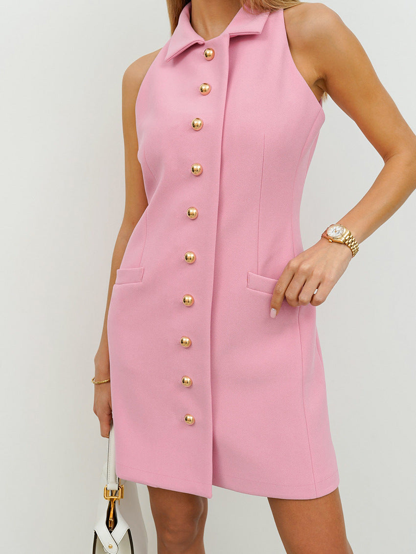 Button Front Dress