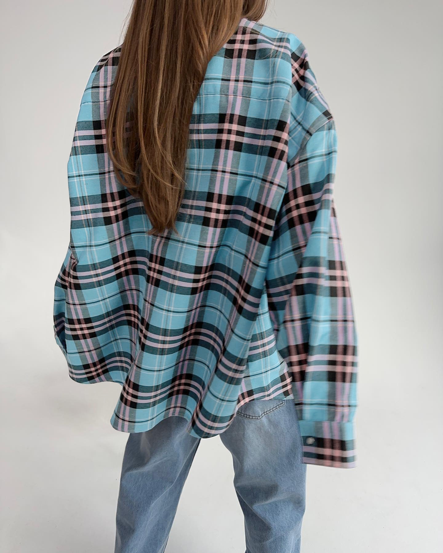 Vintage Plaid Long Sleeve Shirt