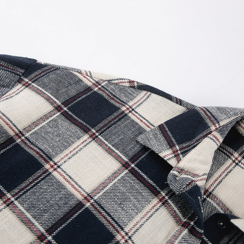 Cotton Mid-Length Outerwear Shirt