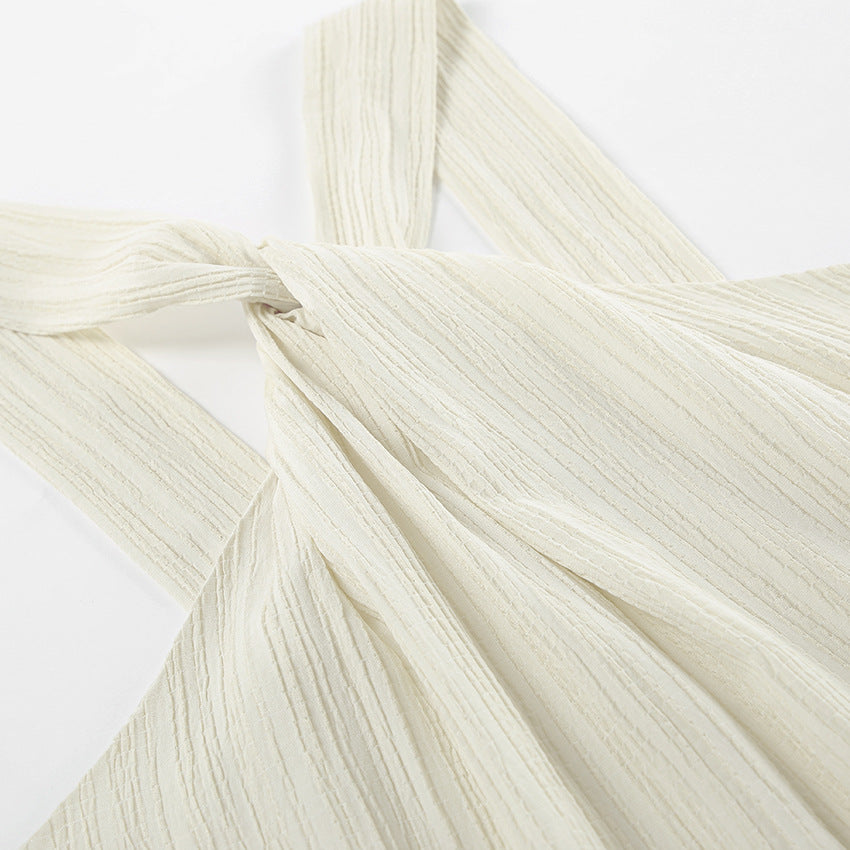 Halterneck Cotton Beach Dress