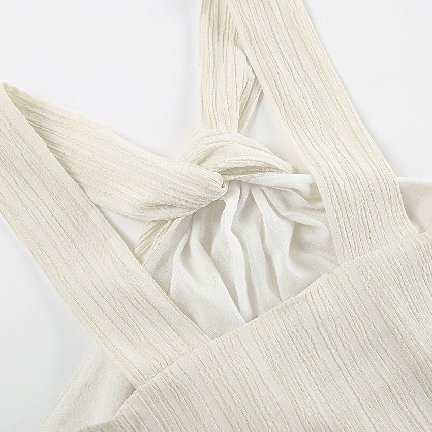 Halterneck Cotton Beach Dress