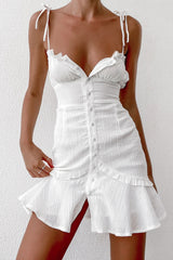 Ruffled Suspender Dress