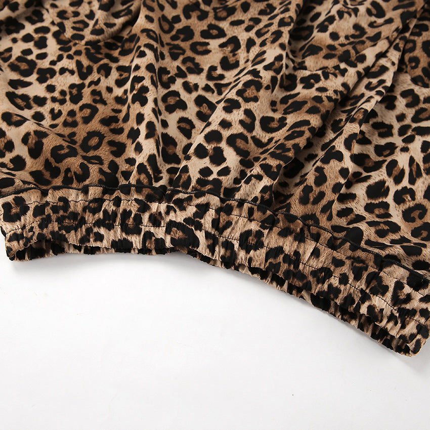 A- Line Leopard Skirt