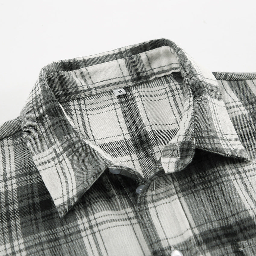 Polyester Cotton Check Shirt