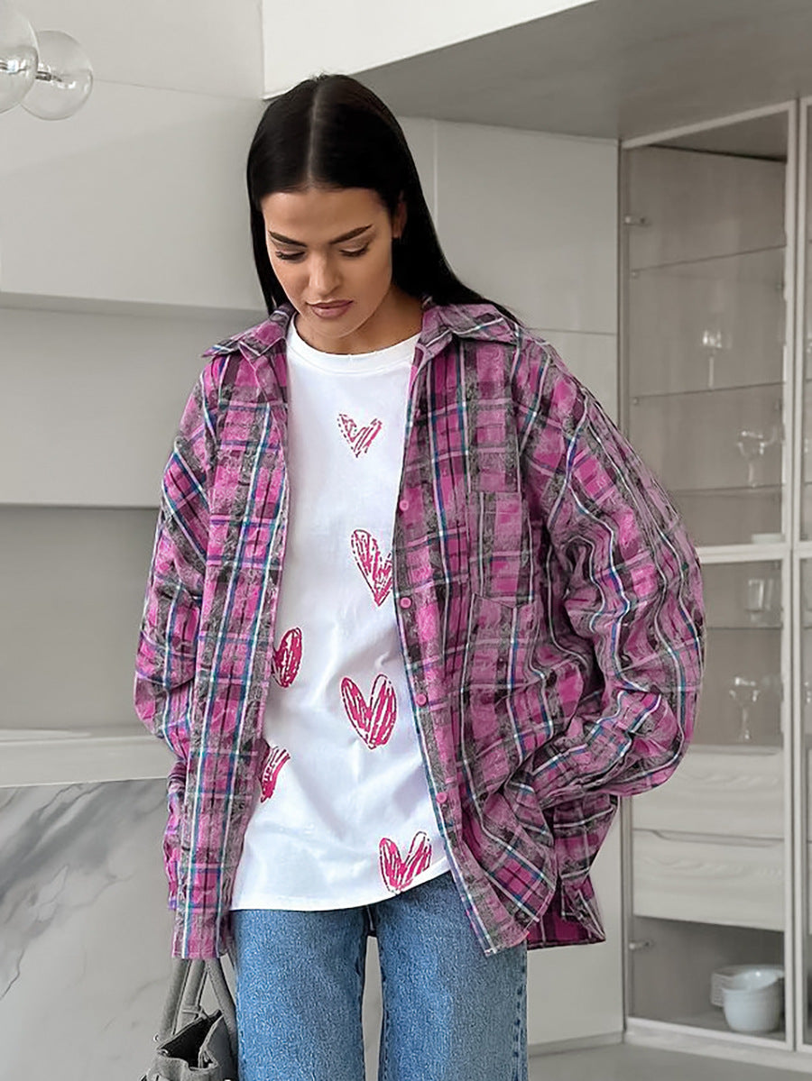 Checked Cotton Relaxed Fit Casual Shirt