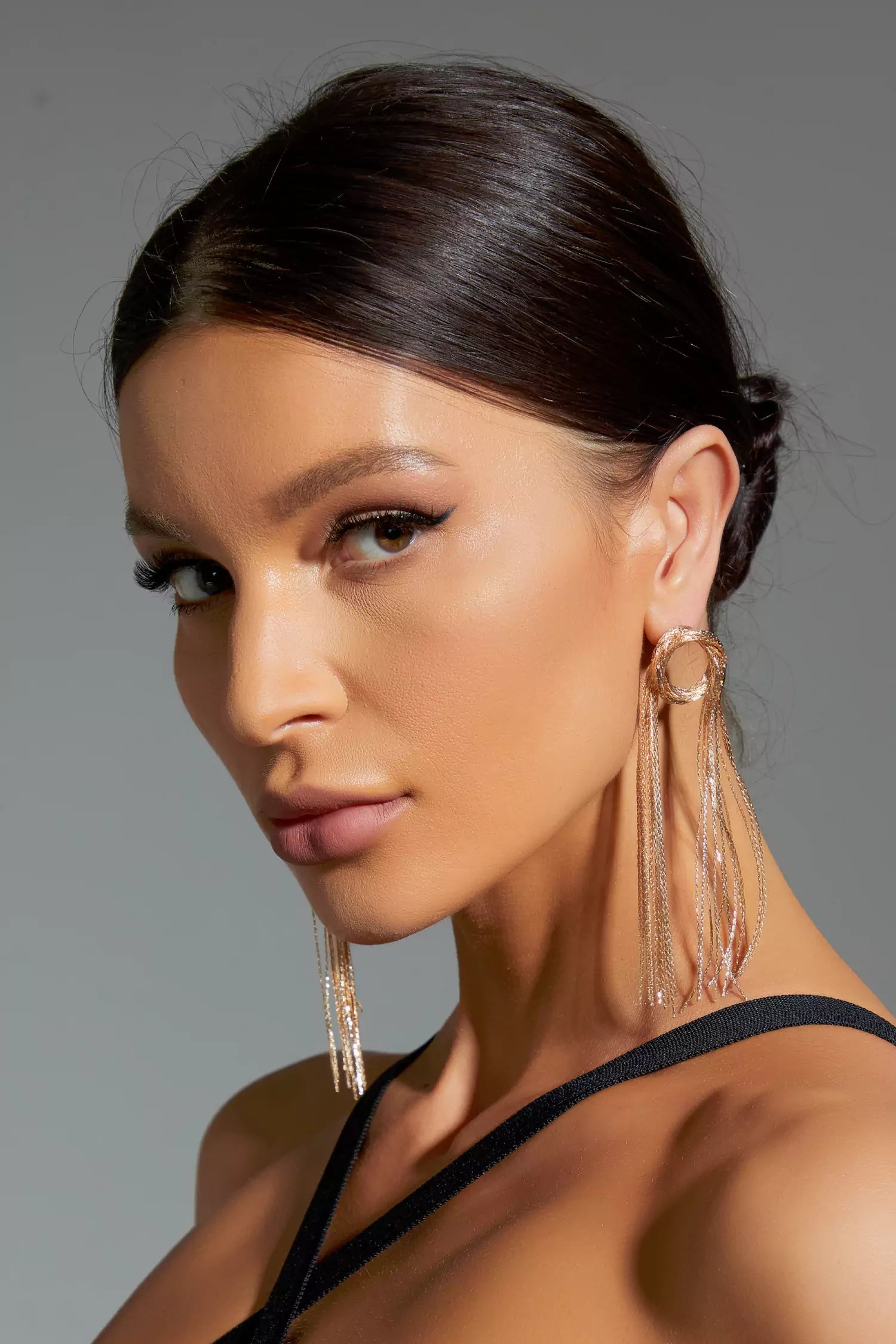 Parker Golden Tassel Earrings