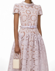 Butterfly Hollow Out Strappy Midi Dress