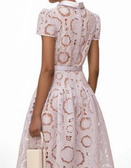 Butterfly Hollow Out Strappy Midi Dress