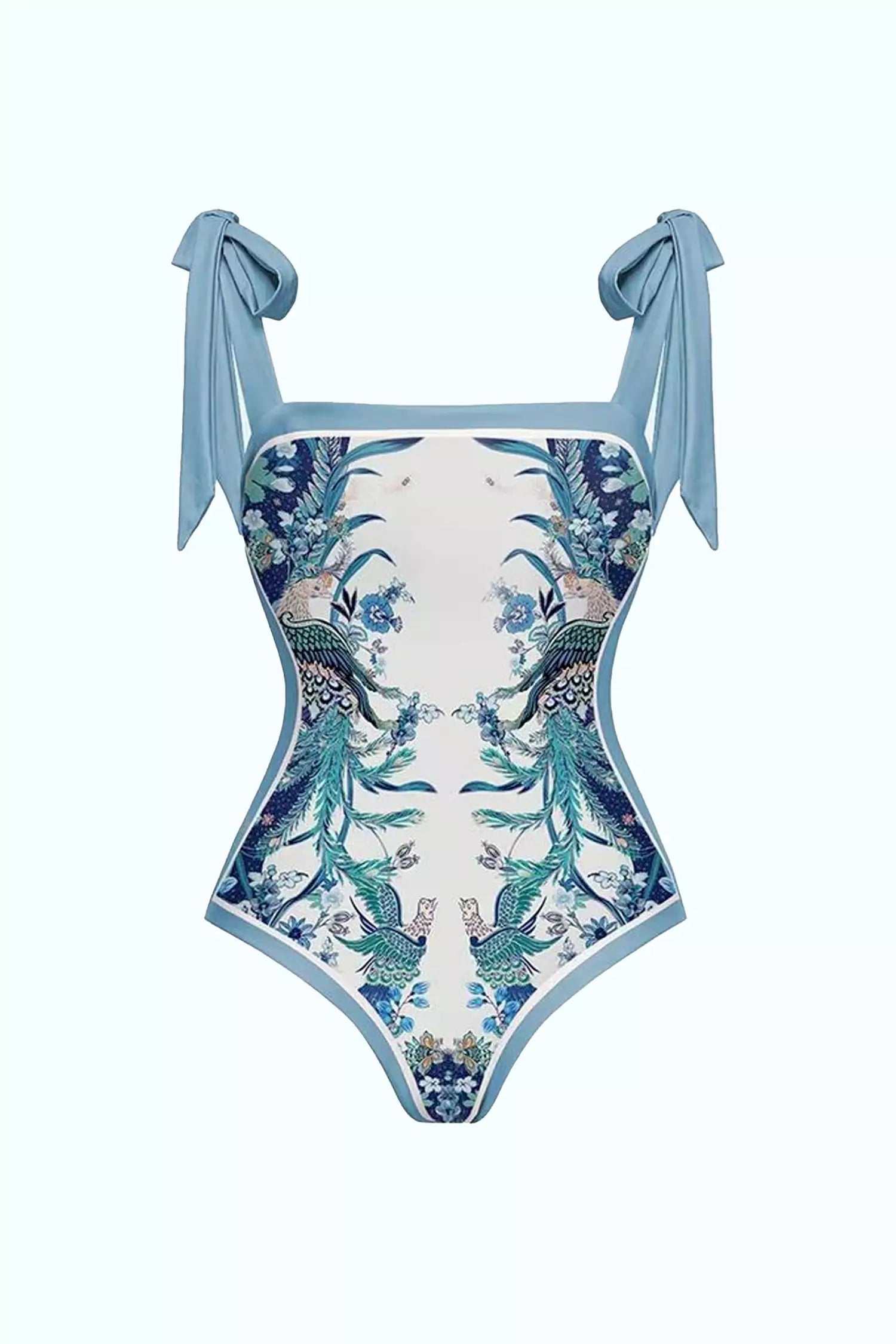 Selah Blue Printed Swimwear