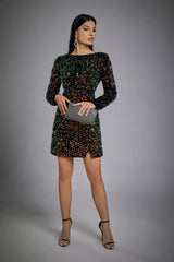 Sydney Multicolored Mini Sequin Dress - Catchall