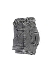Black Denim Skort