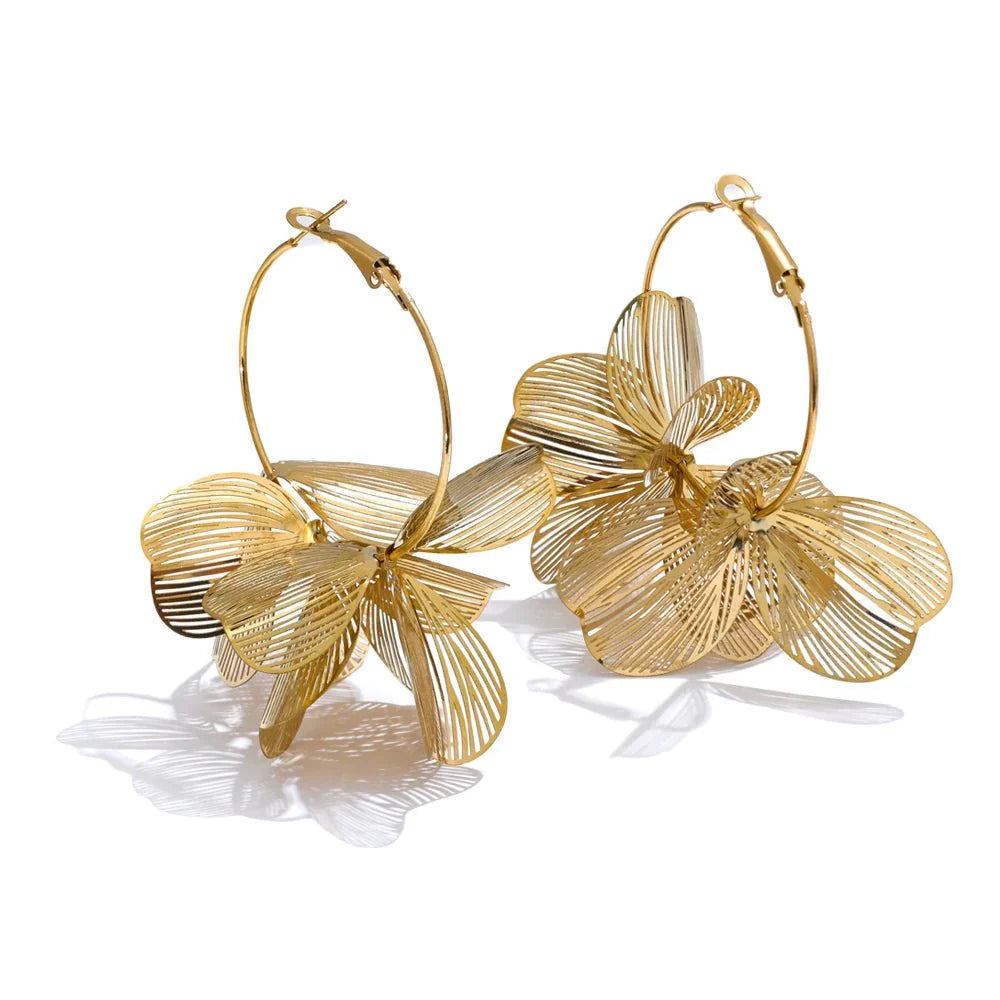 Bloom Loops Hoop Earrings