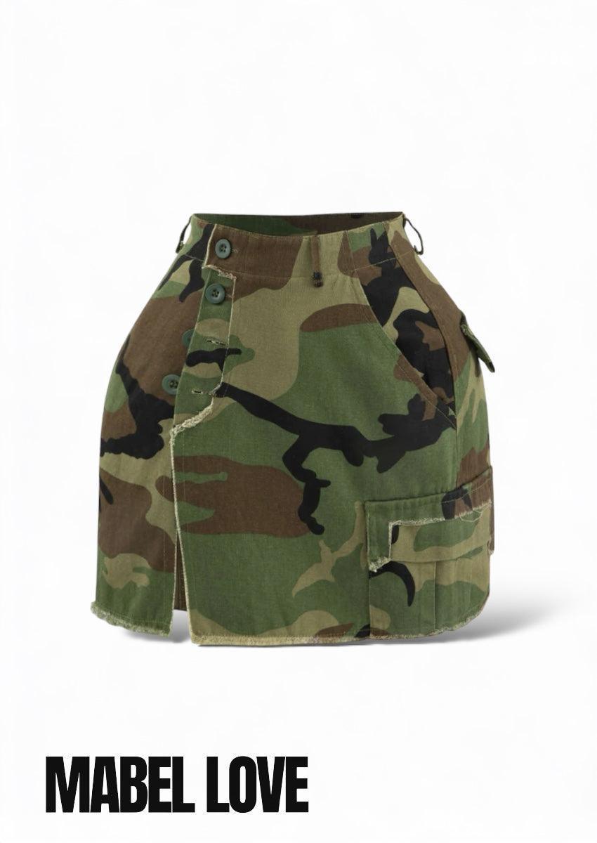 Camo Mini Skirt