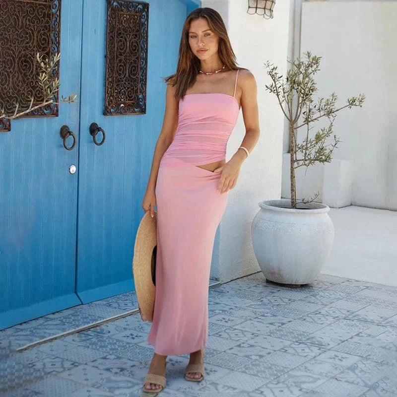 Cut-Out Midi Dress
