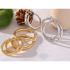 Esmeralda Hoop Earrings