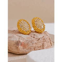 Gold Nugget Earrings
