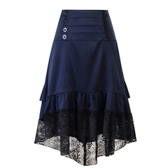 Knotted Patchwork Midi Dress