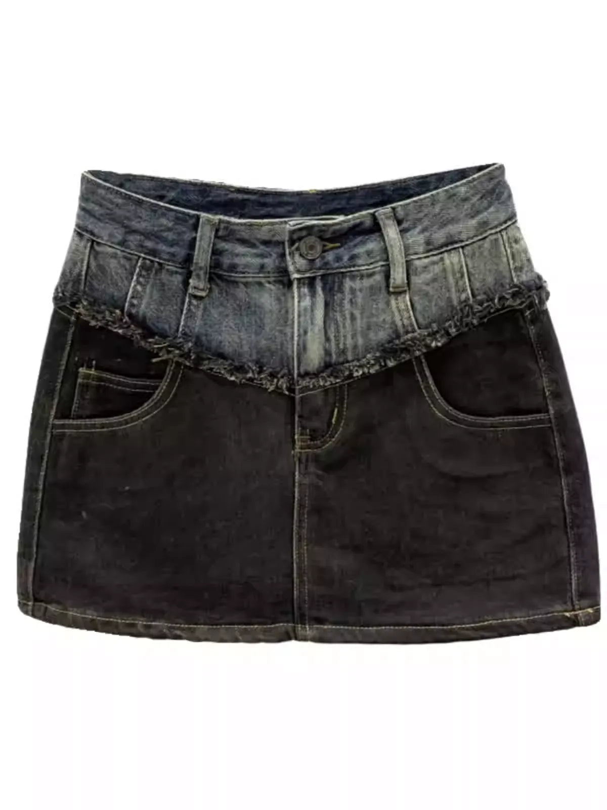Double Denim Skirts