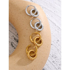 Interlocking Hoop Earrings