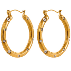 Kaleidoscope Bliss Hoop Earrings