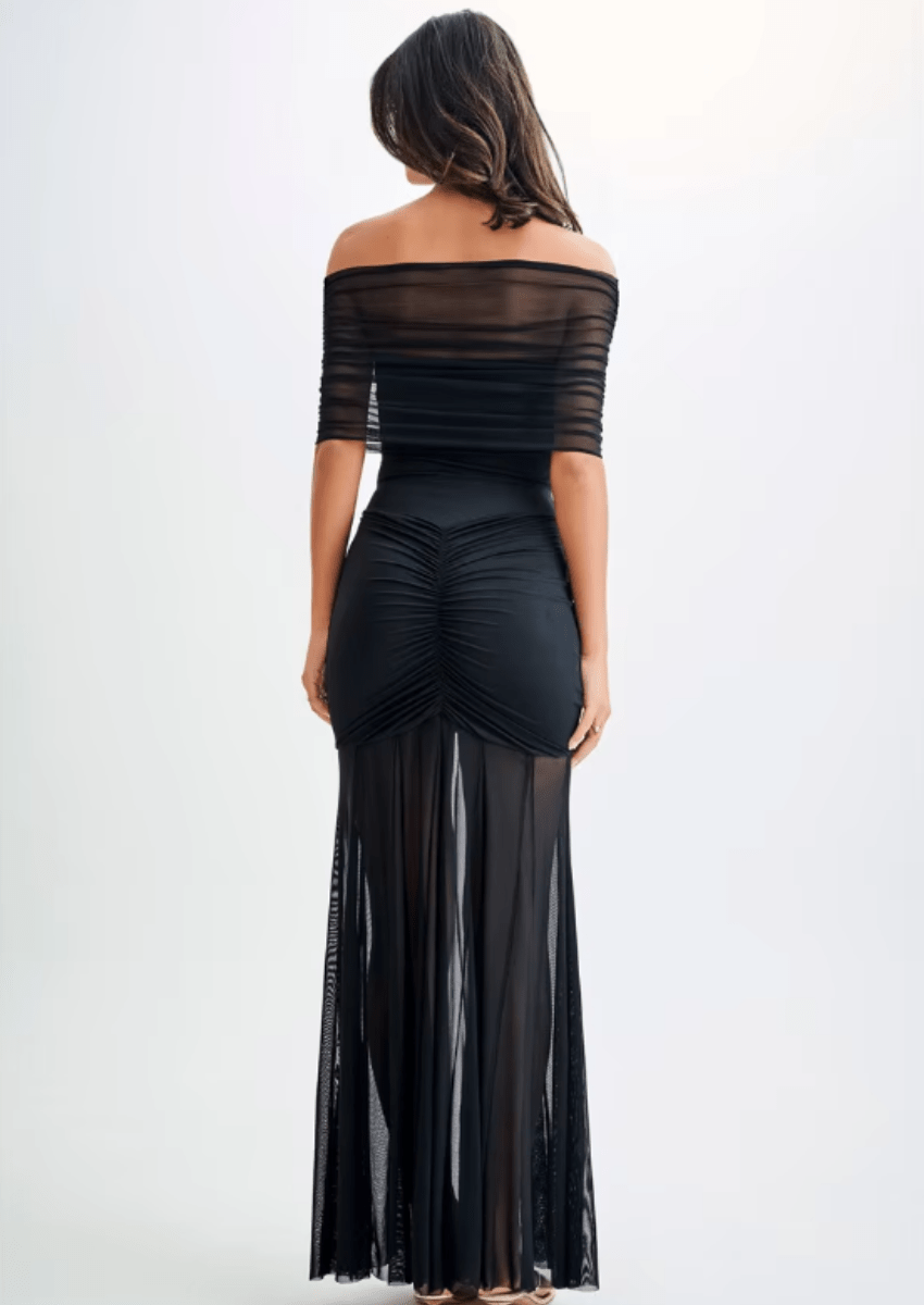 Mesh Off-Shoulder Dresses