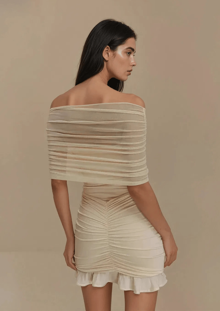 Mesh Off-Shoulder Dresses