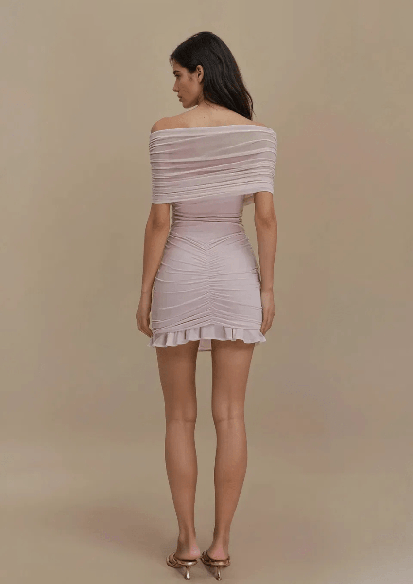 Mesh Off-Shoulder Dresses