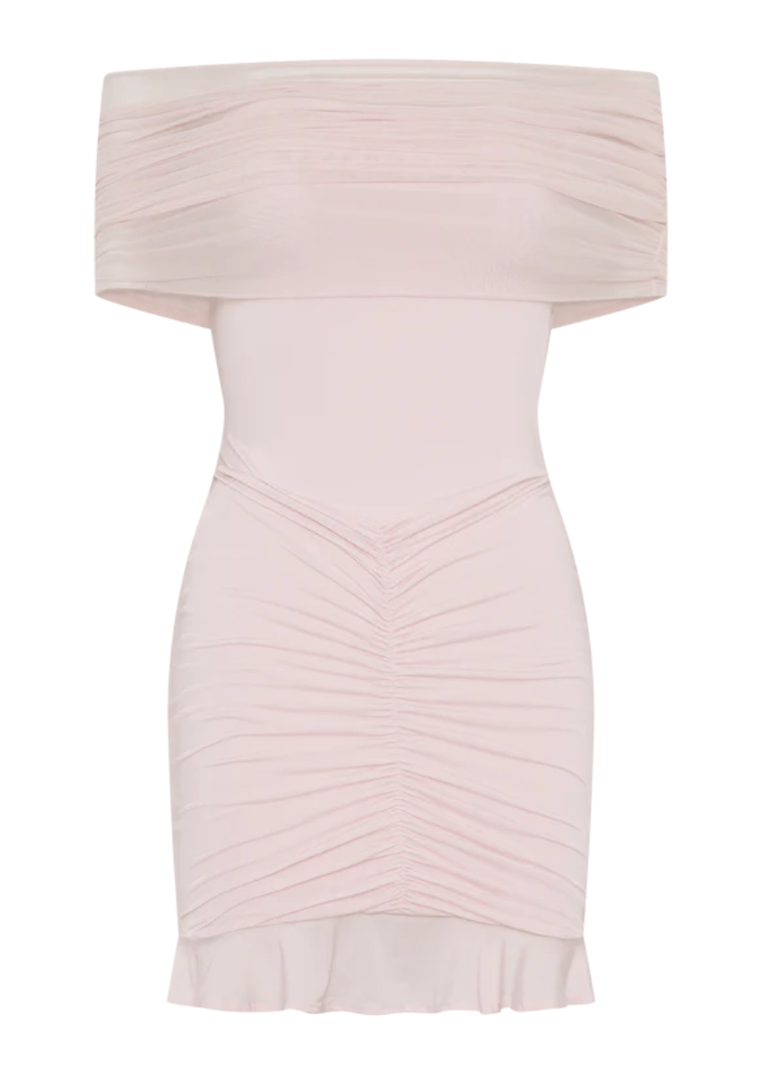 Mesh Off-Shoulder Dresses