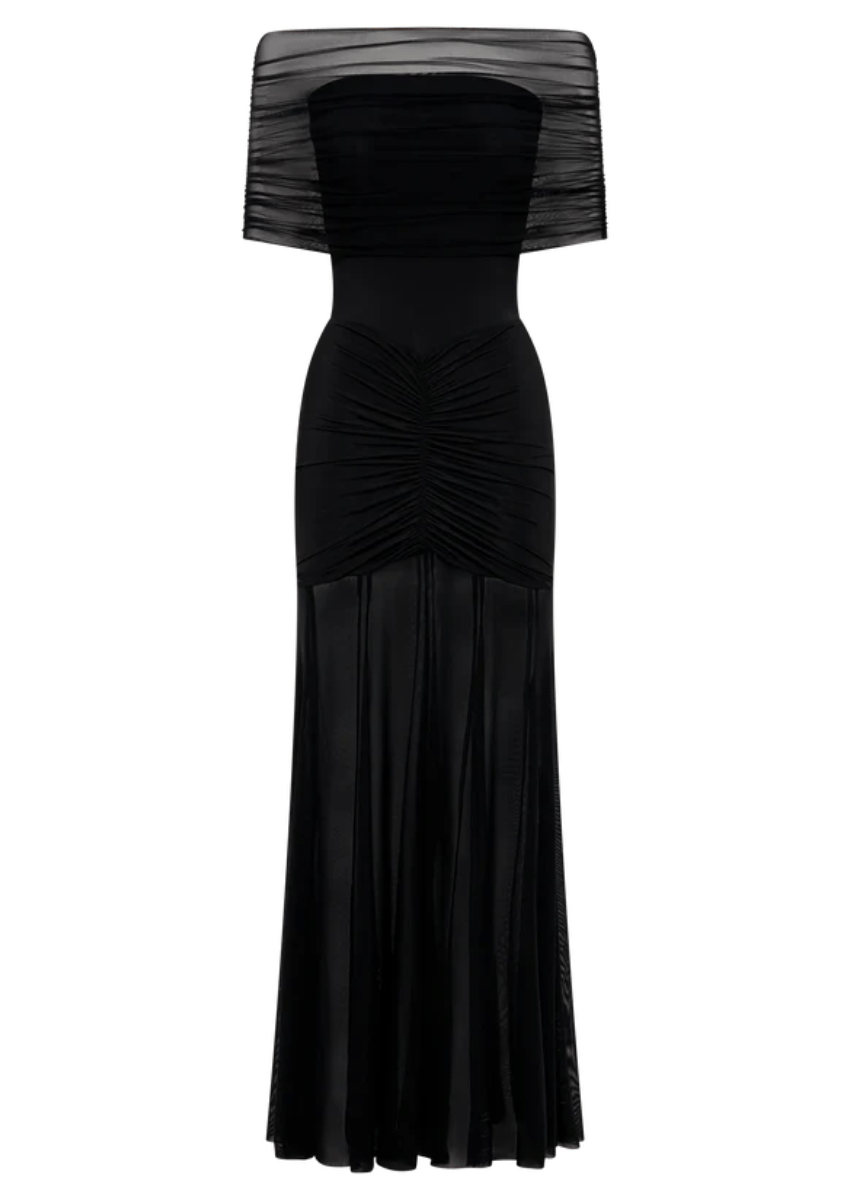 Mesh Off-Shoulder Dresses