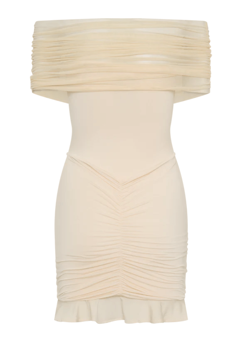 Mesh Off-Shoulder Dresses