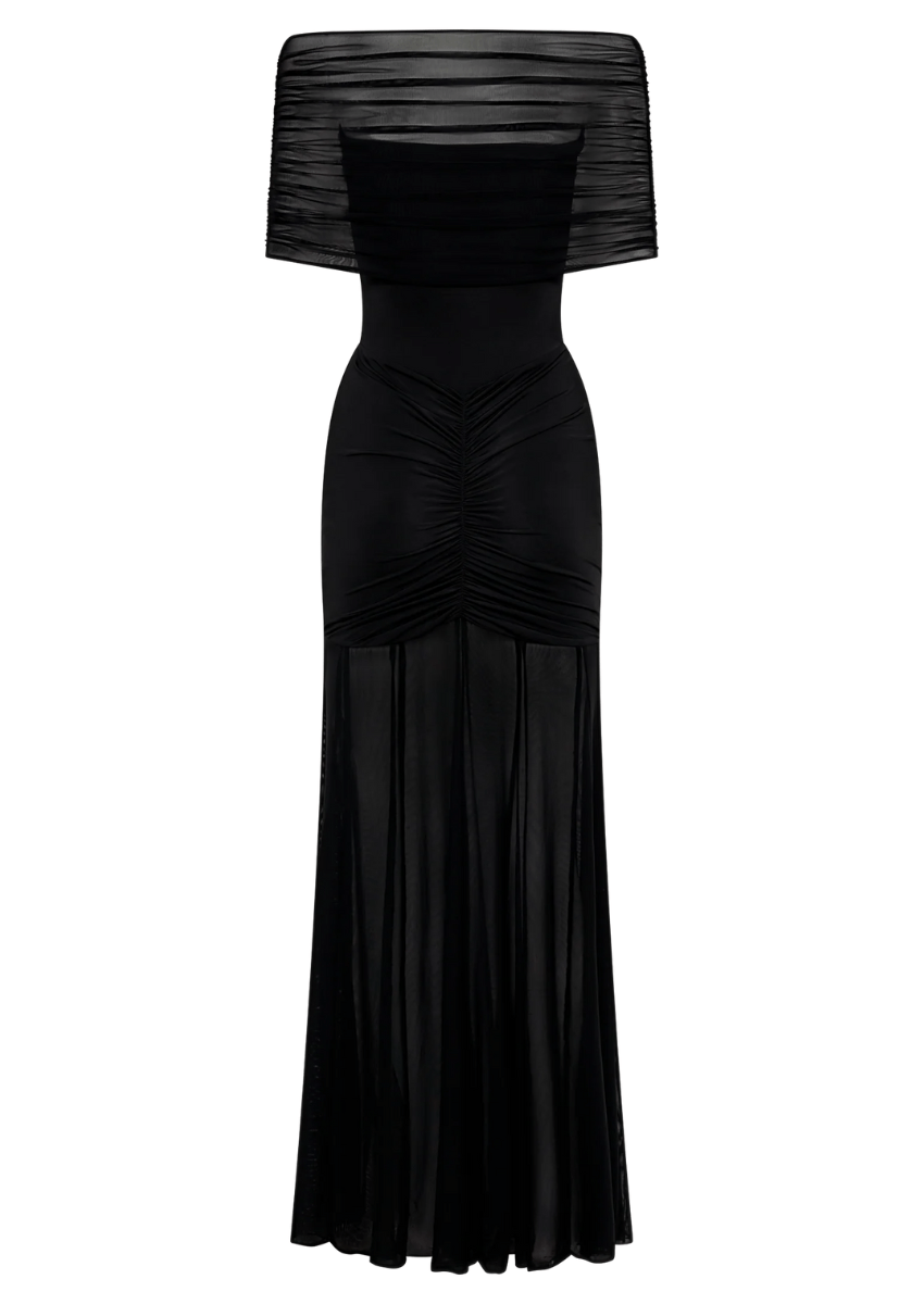 Mesh Off-Shoulder Dresses