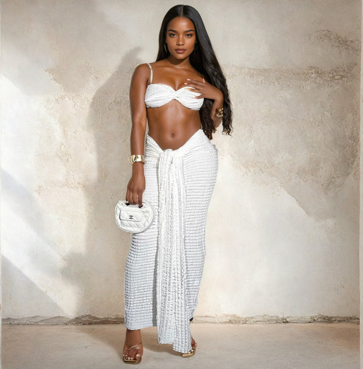 Midnight Strapless 2 Piece Set
