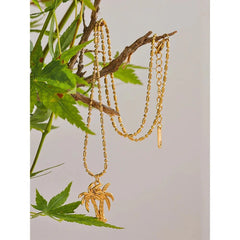 Palm Tree Necklace