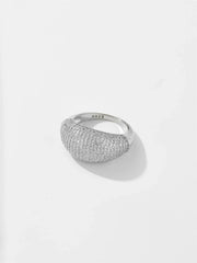 Pave Crystal Dome Ring