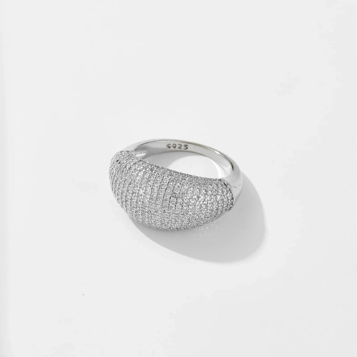 Pave Crystal Dome Ring