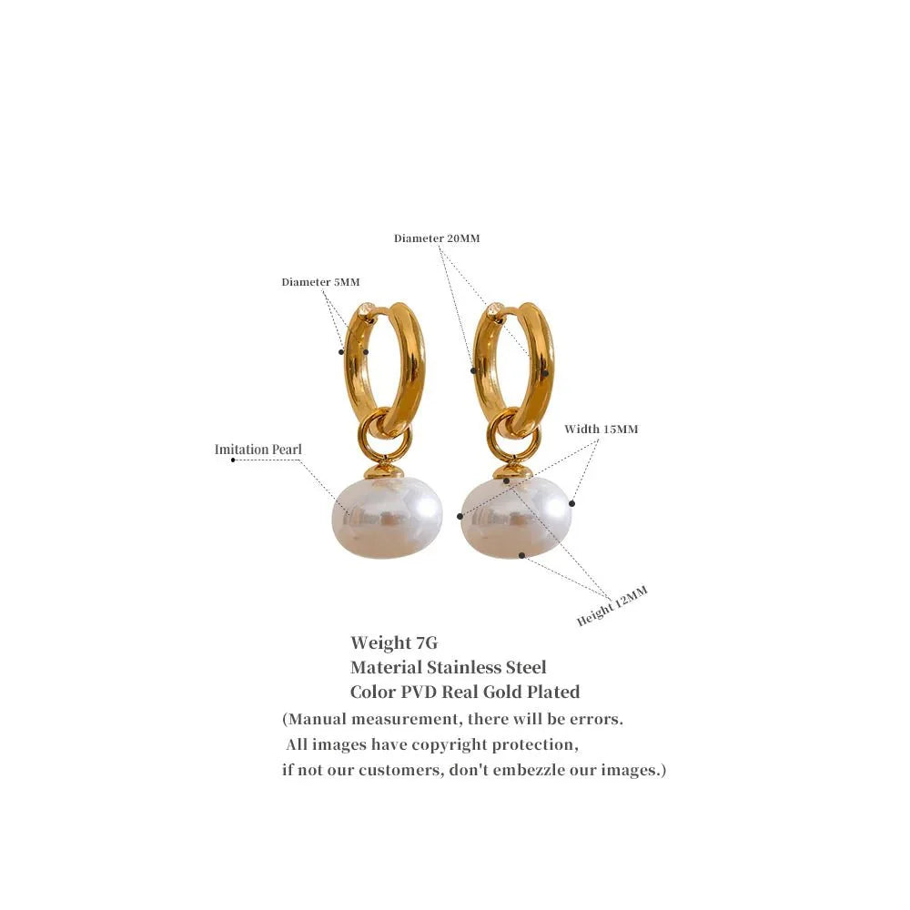 Pearl Halo Drop Earrings